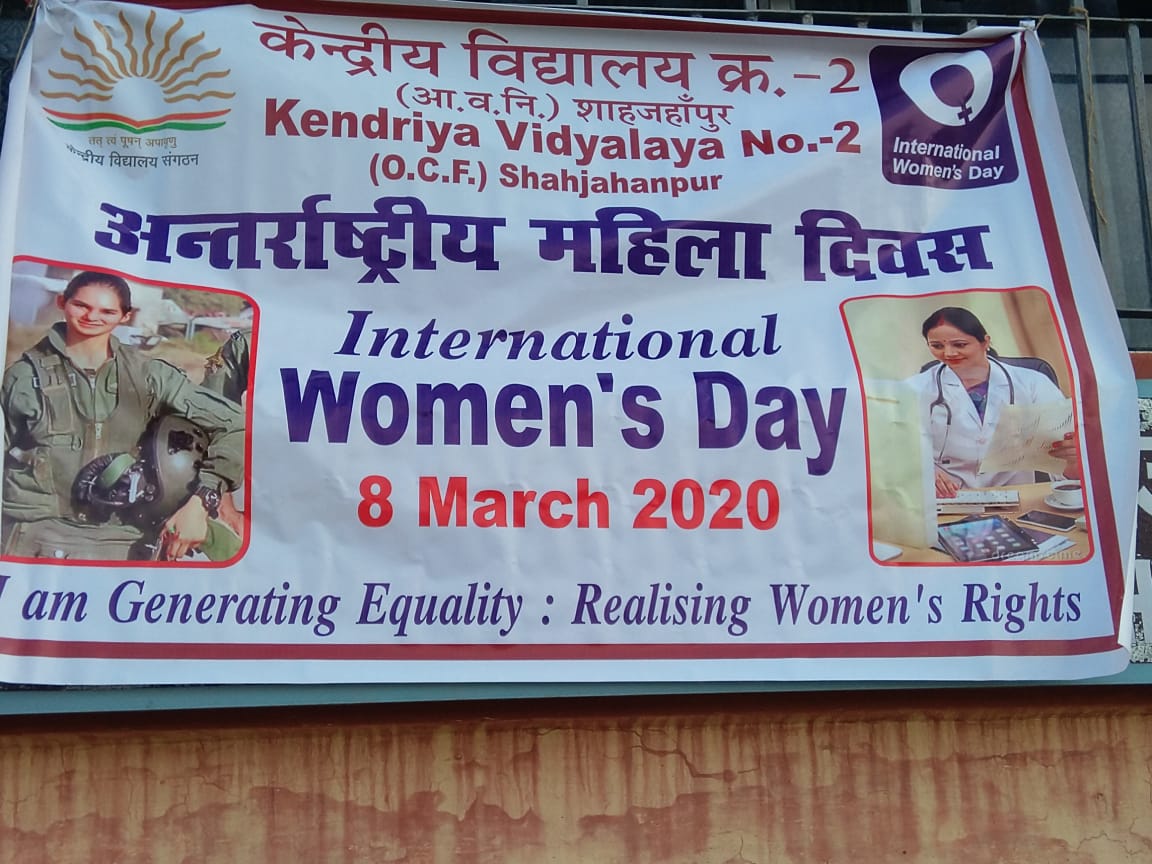 International Women's Day-2020 | KENDRIYA VIDYALAYA (OCF) NO.II ...